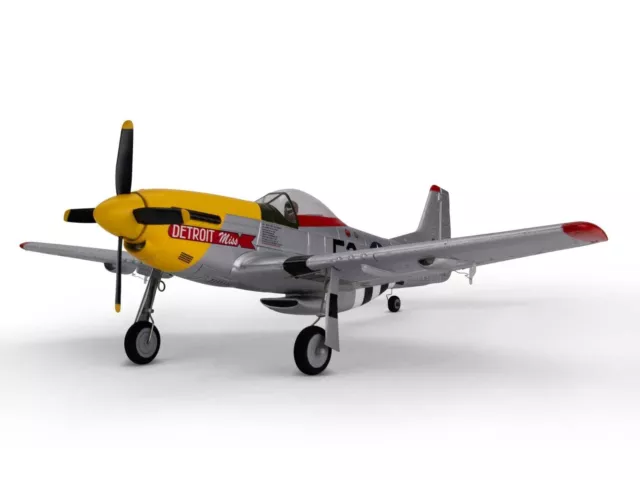 E-Flite UMX P-51D Mustang "Detroit Miss" BNF Basic w/AS3X - EFLU7350