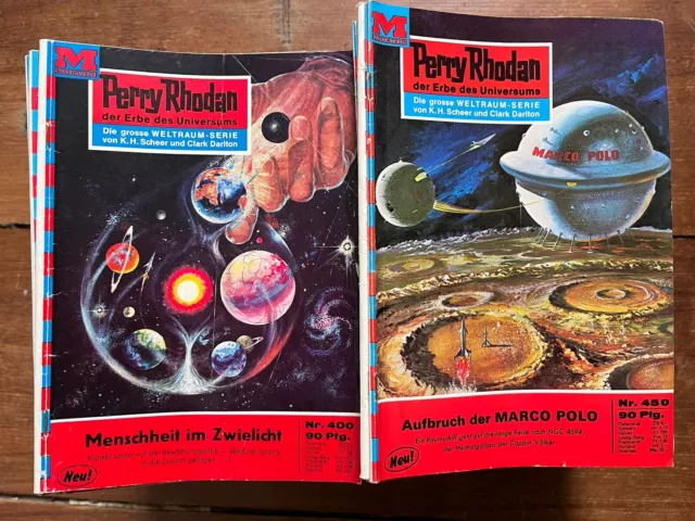 PERRY RHODAN Romanhefte Band 400-499 ++ 1.  Auflage ++ Cappins