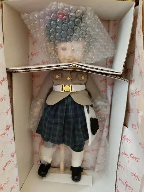 Danbury SHIRLEY TEMPLE Dolls of the Silver Screen 13" WEE WILLIE WINKIE  No CERT