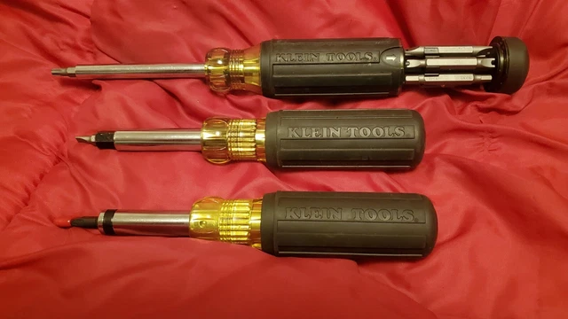 3 Brand New Klein Hand Tools 15-1 Security,  Punchdown 110/66 Heavy Duty Multi