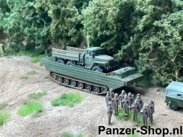 NVA Schwimmwagen PTS-M, Panzer, DDR, Spur TT, 1:120, Minitanks, Unbemalt