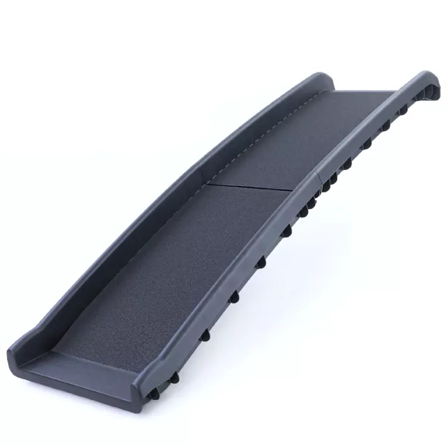Auto PKW Hunderampe Einstieghilfe Anti Rutsch klappbar Schwarz 155x40cm bis 90Kg 2