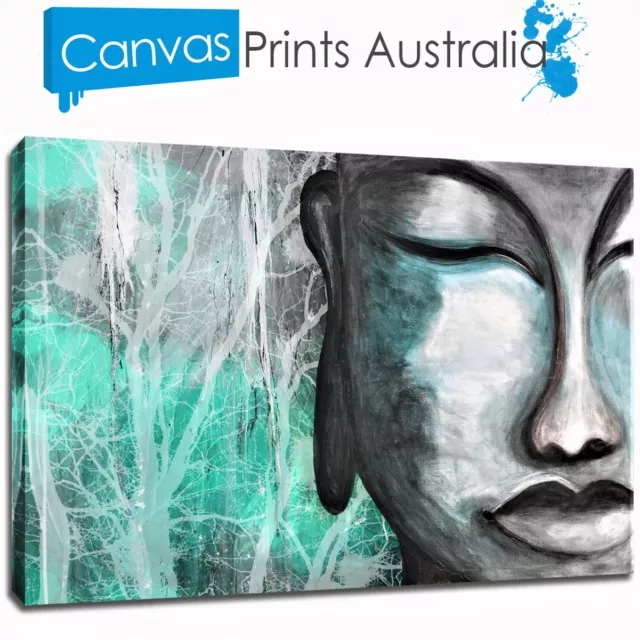 Buddha Print On Stretched Canvas Prints Wall Decor Mint Different Picture Buddah