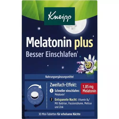 KNEIPP Melatonin plus 1,85 mg Tabletten 30 ST PZN 18265762