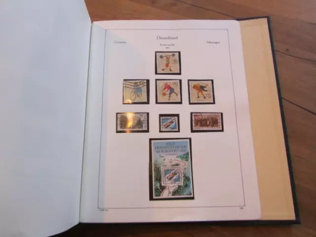 Sammlung Bund 91-2001 im KABE Binder gestempelt augenscheinlich kompl.