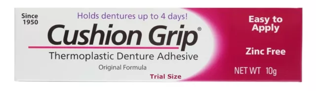 Denture Cushion Grip 10g Soft Pliable Thermoplastic Refit Tightening Adhesive-US