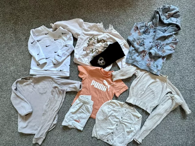 Girls clothes bundle 2-3 Zara river island next Nike puma
