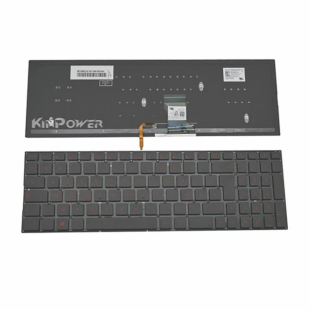 Clavier + Plasturgie Blanche ASUS K550J K550JK K550JD K550JX Français