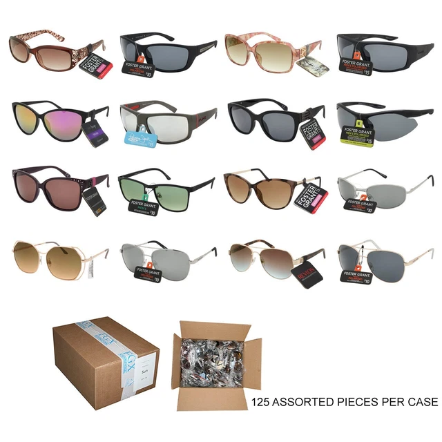 Suntastic Foster Grant Sunglasses For Men Wrap Black