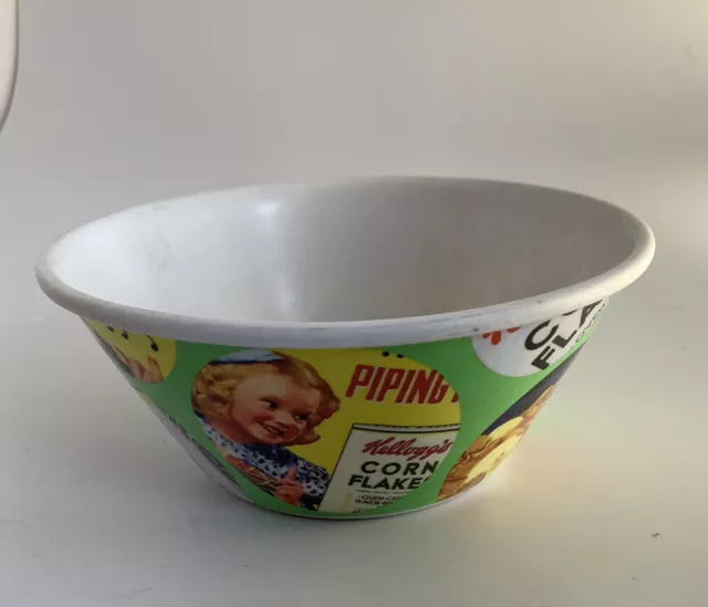 2010 vintage Style Kellogg's Corn Flakes Cereal Bowl