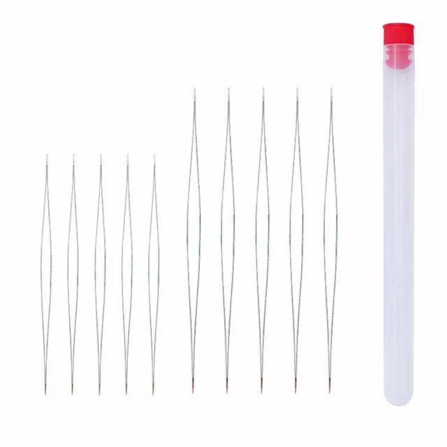 10 Pack Stainless Steel Beading Needle for Earrings Jewelry Making DIY Craft