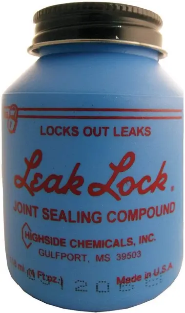 Highside Chemicals 10004 Leak Lock 4 Ounce Brush-Top Plastic Jar
