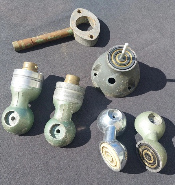 Lot Pieces Originales Ancienne Lampe Atelier Usine Jielde Embase Douille Equerre