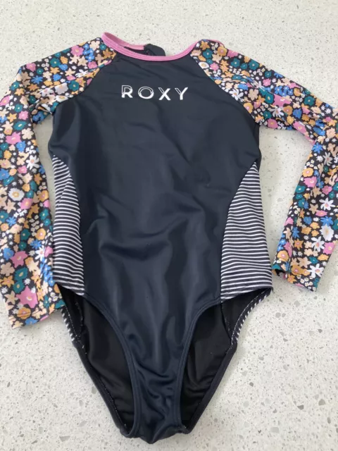 Roxy Girls Size 10 Long Sleve Bathers