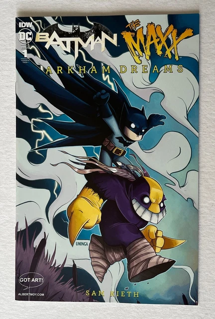 Idw/Dc: Batman/The Maxx: Arkham Dreams #1: Got Art! Chris Uminga Variant