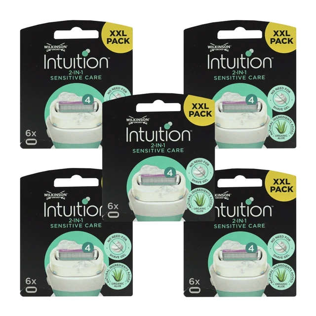 30x Wilkinson Intuition Sensitive Care Rasierklingen - NEU - Frauen - OHNE OVP