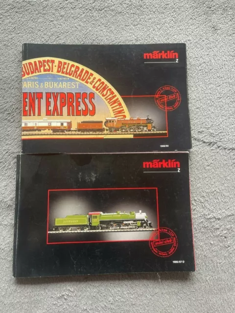 Märklin, Miniclub, 2 x Hauptkatalog von 1986/87 + 1988/1989