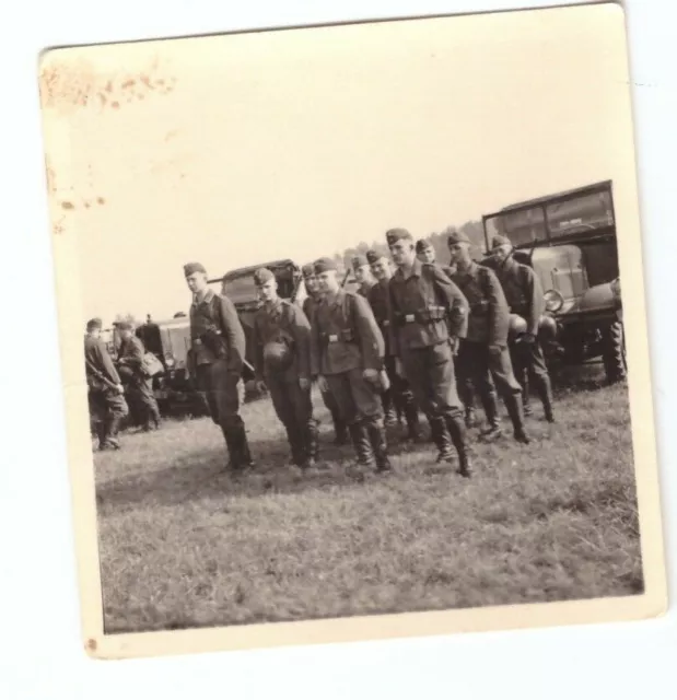 Foto 2.WK Soldaten Frankreich Luftwaffe Armee ca. 1940  Wehrmacht WW2 E26