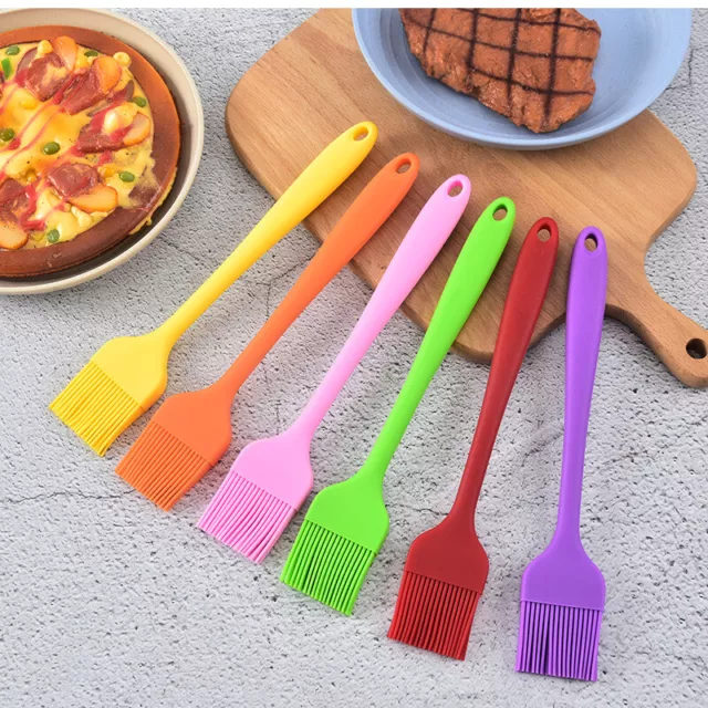 Silicone Pastry Brush Baking BBQ Basting Oil Pastry Cooking Bakeware Utensil UK