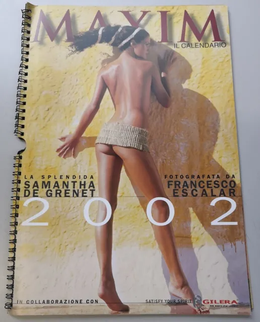 Calendario Maxim Samantha De Grenet 2002