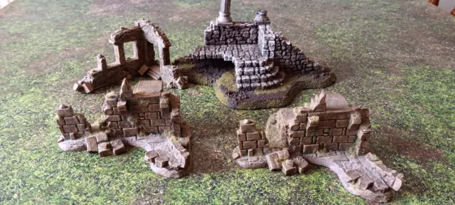 Painted ruins scenery terrain lotr mesbg warhammer