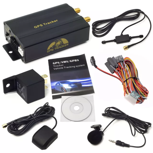 Gps Tracker TK103 SATELLITARE Auto Moto Camper Barca Portatile Gsm Sim Micro Sd