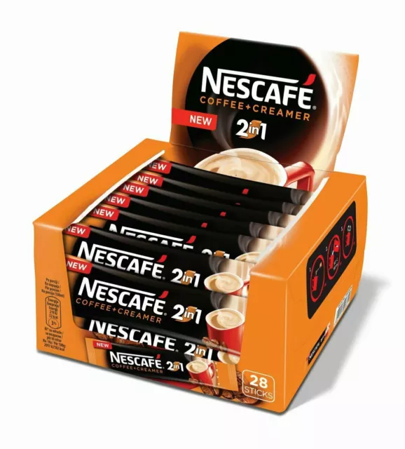 NESCAFE FRAPPE 3in1 Instant Ice Cold Coffee 8 Sticks Bag 128g 4.5oz