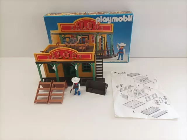 Playmobil Western Saloon 3461 100% vollständig Sammlerzustand mit OVP + Bauplan