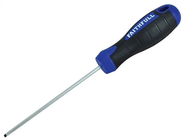 Faithfull FAISDT100 Souple Prise Screwdriver Terminal Pointe 3 x 100mm