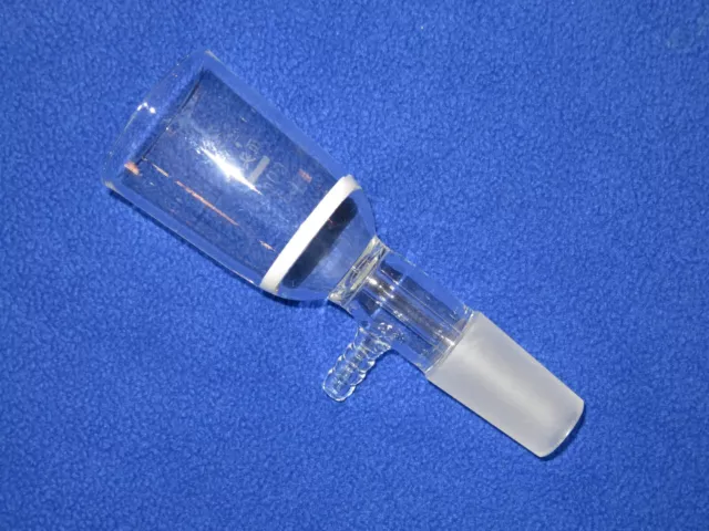 Fritted Buchner filter filtering funnel with vacuum hose: 24/40, 60ml