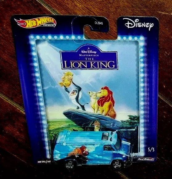 Hot Wheels Premium Disney: LION KING CUSTOM GMC PANEL VAN (2019, Mattel) GJR23