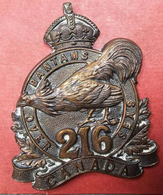 WW1 Canadian 216th Battalion (Toronto Bantams), CEF, Cap Badge