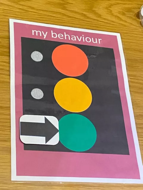 MY BEHAVIOUR TRAFFIC Light Chart Asd/autism/ADHD/children £4.00 ...