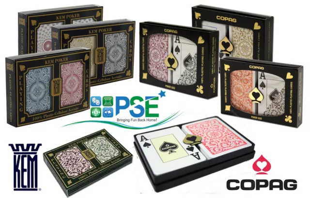 Copag 1546 Elite Poker Playing Cards | Jumbo Index | Unique | WSOP | UK Stock