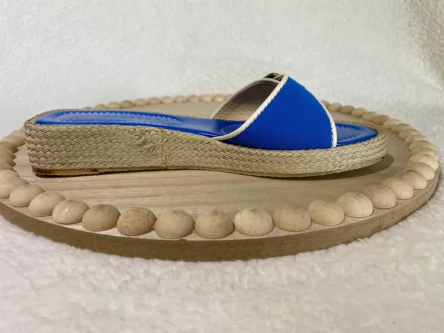 MARC JACOBS - U.S. Size 9 - espadrilles - blue canvas sandals **25% OFF** 2