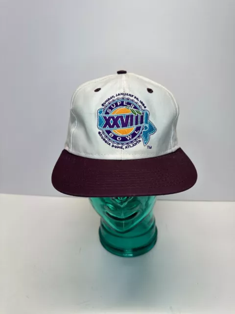 VINTAGE 1994 SUPER Bowl Hat Buffalo Bills Cap Georgia Dome Atlanta ...