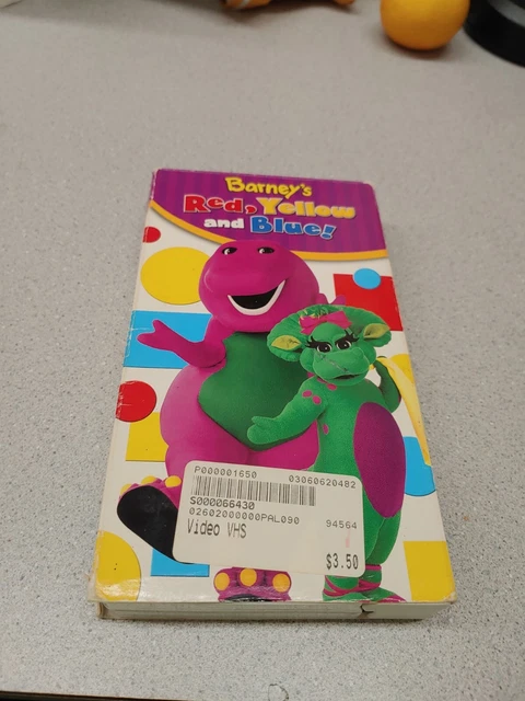 Barney & Friends Red Yellow And Blue BARNEY’S RED, YELLOW, and Blue VHS 2006. £12.07 - PicClick UK