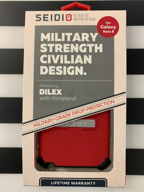 SEIDIO DILEX with Kickstand - Samsung Galaxy NOTE 8 RED/BLACK *N*E*W*