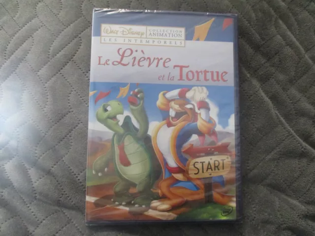 DVD NEUF "LE LIEVRE ET LA TORTUE & autres contes Disney" 6 dessins animes