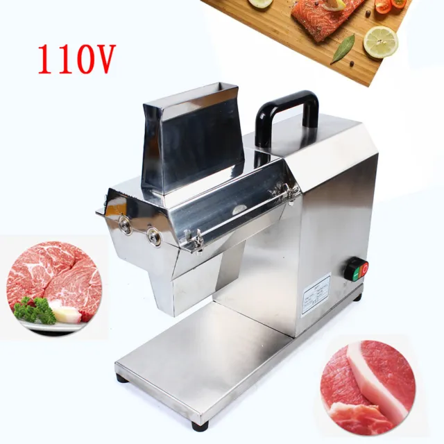 450W Commercial Meat Tenderizer Electric Tenderizer Cuber Stainless Steel 110V