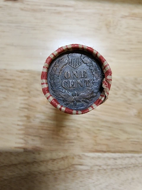 Roll Of Sealed Wheat Pennies Indian Head 1919 S Lincoln Unsearched Ungraded