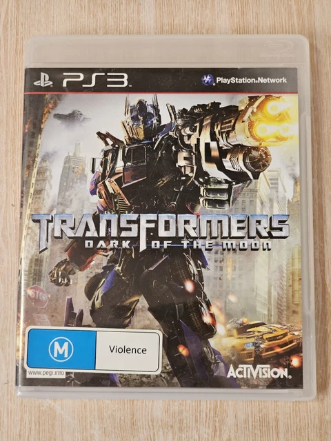 Transformers Dark Of The Moon + Manual - Sony Playstation 3 PS3 VGC PAL Complete