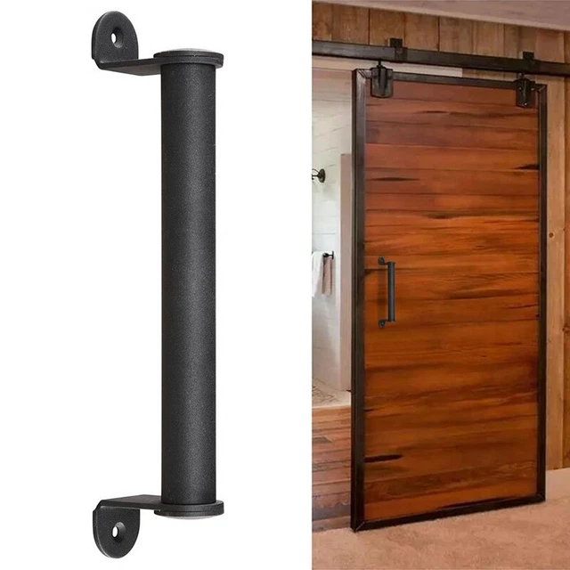 2P Door Pull Handle for Sliding Barn Door Garden Gates Garages Hardware Kit V2C1