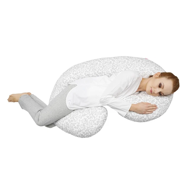 Cojín de almacenamiento Motherhood sleepy-C incl. funda ramas gris EXCELENTE