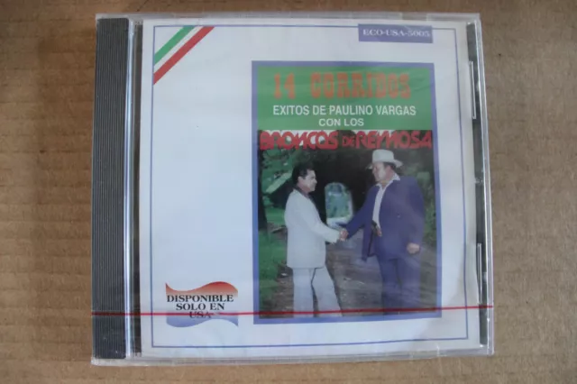 Los Broncos De Reynosa  14 Corridos   Ultra Rare New Sealed