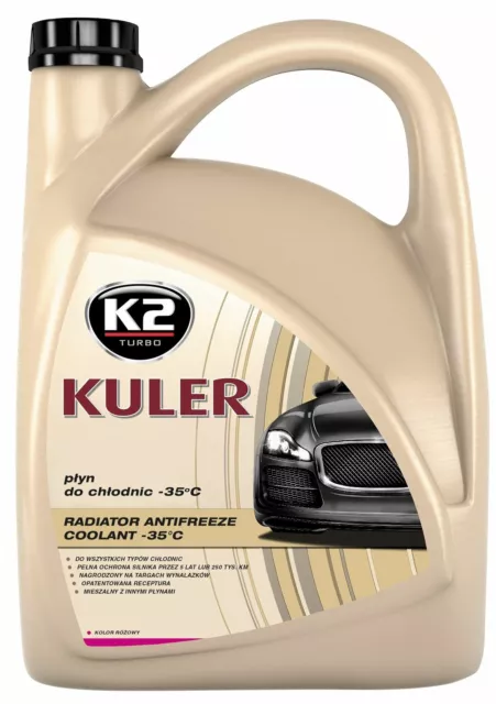 K2 KULER -35C G13 refrigerante anticongelante T205R 5L rosa