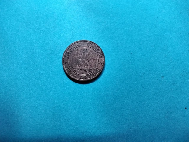 2 Centimes  --  Napoleon Iii  --  1856 Ma  --  Tb  --