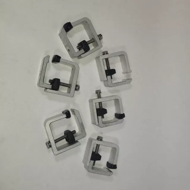 Aluminum Truck Bed Rack Cap Topper Camper Canopy Shell Utility C Clamp Set of 6
