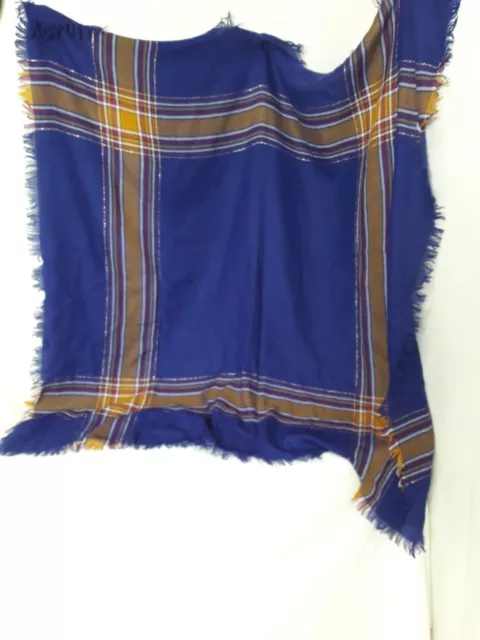 GF01 GRAND FOULARD CARRE CHALE ETOLE étamine 120x120cm SCARF Shawl Panuelo Chal