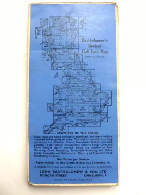 Bartholomews  Revised Half Inch Contoured Cloth Map  England Sheet 31 Kent [Map] 3